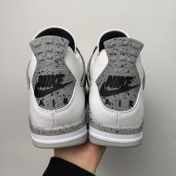 DEADSTOCK Jordan 4 Retro 'White Cement' โข OG NIKE AIR โข FULL SET - Picture 6 of 7